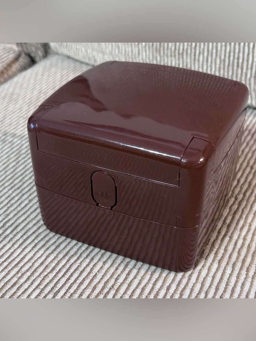 The Jewel Kit by Ingenious Designs Vintage Trinket Box Made in USA Brown Travel
